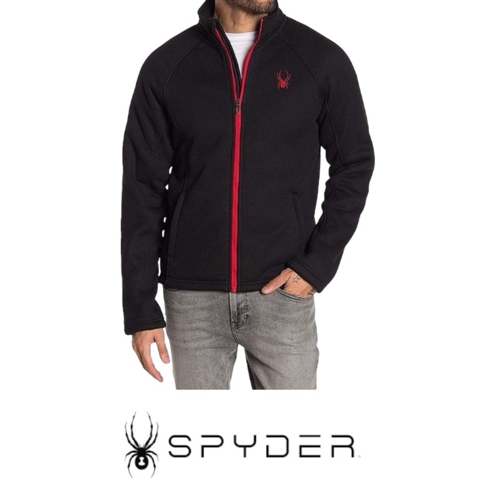 Spyder Black and Red Performance Jacket